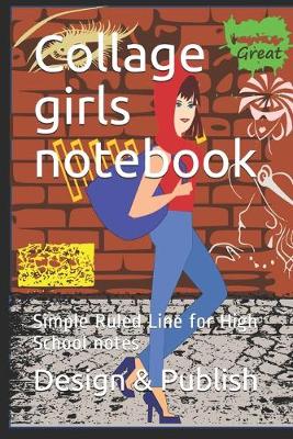 Book cover for Collage girls notebook