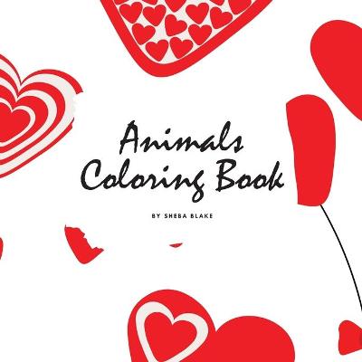 Book cover for Valentine's Day Animals Coloring Book for Children (8.5x8.5 Coloring Book / Activity Book)