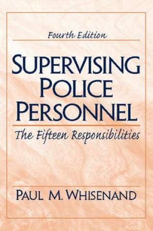 Cover of Supervising Police Personnel