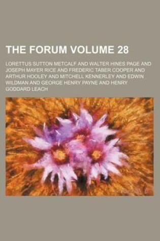 Cover of The Forum Volume 28