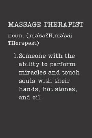 Cover of Massage Therapist