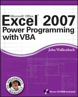 Book cover for Excel 2007 Power Programming with VBA