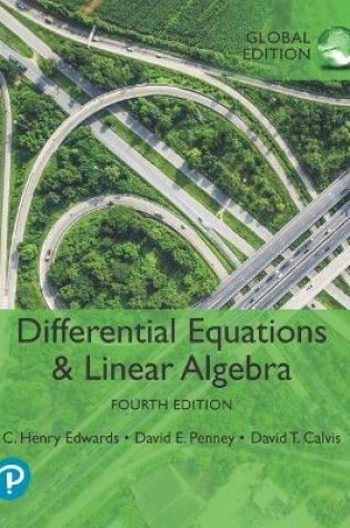 Cover of Differential Equations and Linear Algebra, Global Edition