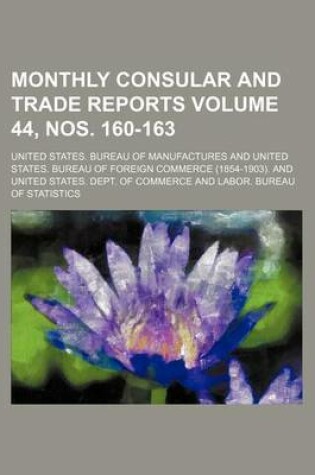 Cover of Monthly Consular and Trade Reports Volume 44, Nos. 160-163