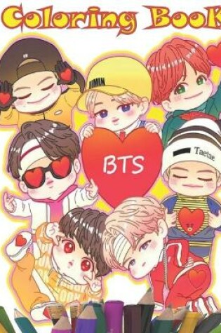 Cover of BTS Coloring Book