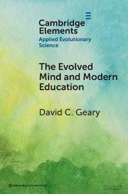 Cover of The Evolved Mind and Modern Education