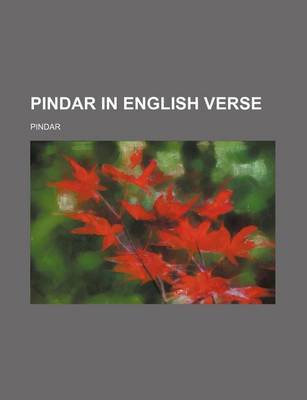 Book cover for Pindar in English Verse