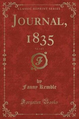 Cover of Journal, 1835, Vol. 1 of 2 (Classic Reprint)