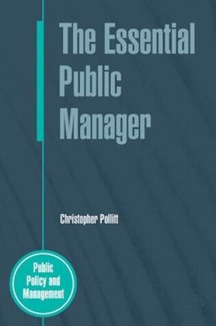 Cover of The Essential Public Manager