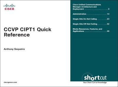 Book cover for CCVP CIPT1 Quick Reference