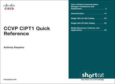 Book cover for CCVP CIPT1 Quick Reference