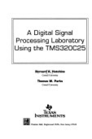 Cover of A Digital Signal Processing Laboratory Using the TMS 320C25