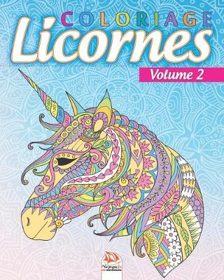 Book cover for Coloriage Licornes 2