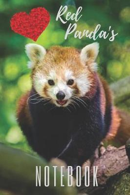 Book cover for Red Panda Notebook