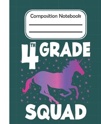 Book cover for 4th grade Squad - Composition Note