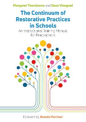 Book cover for The Continuum of Restorative Practices in Schools