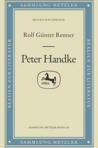 Cover of Peter Handke