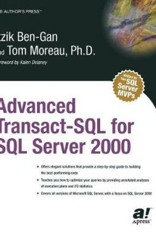 Cover of Advanced Transact-SQL for SQL Server 2000