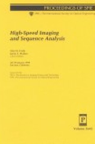 Cover of High-Speed Imaging and Sequence Analysis-