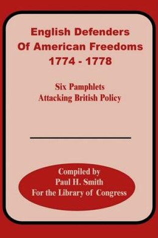 Cover of English Defenders of American Freedoms