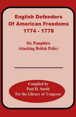 Book cover for English Defenders of American Freedoms