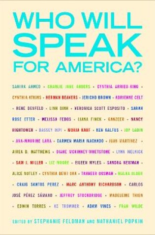 Cover of Who Will Speak for America?