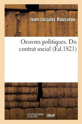 Cover of Oeuvres Politiques. Du Contrat Social