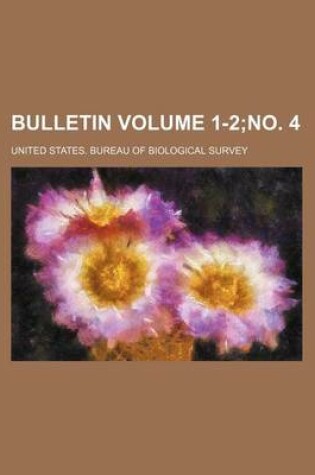 Cover of Bulletin Volume 1-2;no. 4