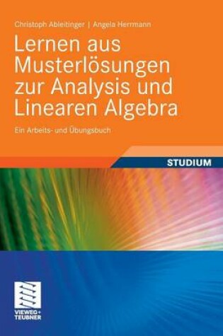 Cover of Lernen Aus Musterlosungen Zur Analysis Und Linearen Algebra