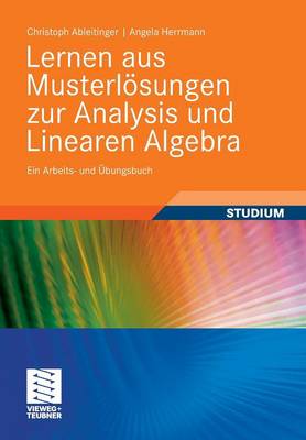 Book cover for Lernen Aus Musterlosungen Zur Analysis Und Linearen Algebra