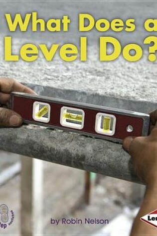 Cover of What Does a Level Do?