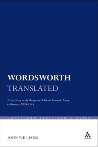 Cover of Wordsworth Translated