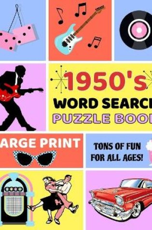 Cover of 1950's Word Searches Puzzle Book