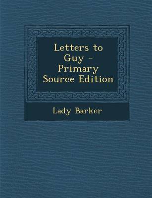 Book cover for Letters to Guy