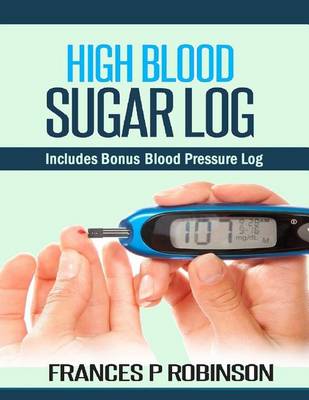 Book cover for High Blood Sugar Log