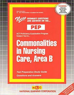 Cover of COMMONALITIES IN NURSING CARE, AREA B (NURSING CONCEPTS 2)