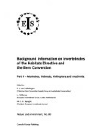 Cover of Background Information on Invertebrates of the Habitats Directive and the Bern Convention