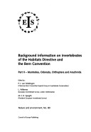 Book cover for Background Information on Invertebrates of the Habitats Directive and the Bern Convention