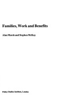 Book cover for Families, Work and Benefits