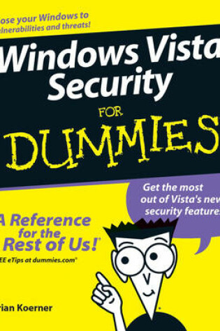 Cover of Windows Vista Security For Dummies