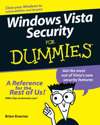 Book cover for Windows Vista Security For Dummies