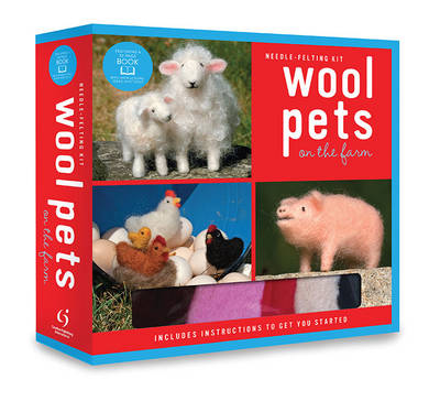 Book cover for Wool Pets on the Farm Needle Felting Kit