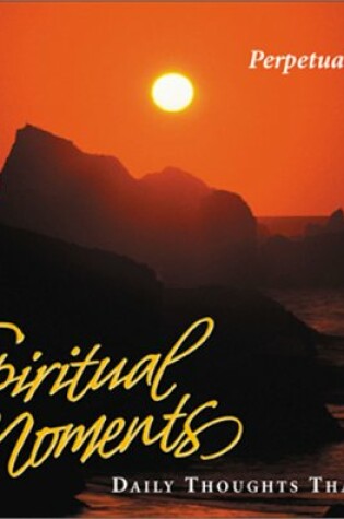 Cover of Spiritual Moments Perpetual Calendar