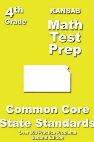 Cover of Kansas 4th Grade Math Test Prep