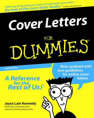 Book cover for Cover Letters For Dummies