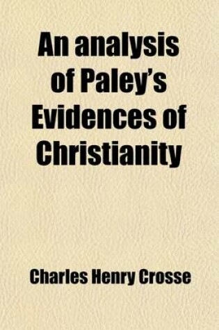 Cover of An Analysis of Paley's Evidences of Christianity