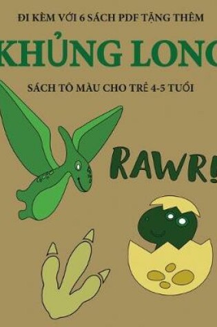 Cover of Sach to mau cho trẻ 4-5 tuổi (Khủng long)