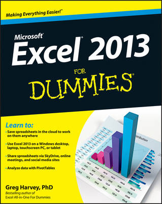 Book cover for Excel 2013 For Dummies