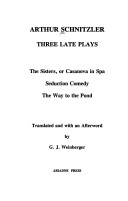 Cover of Three Late Plays