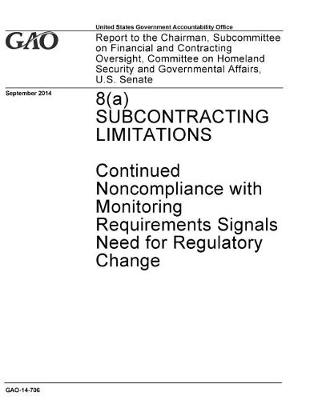 Book cover for 8(a) SUBCONTRACTING LIMITATIONS